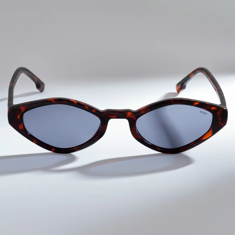 بلاك أوت Women's LAYMOUN Sunglasses - Lens Size: 50 mm - Brown